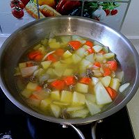 两个人的咖喱牛肉的做法图解5