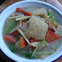 浙江台州年夜饭必备---三鲜肉皮汤的做法图解7