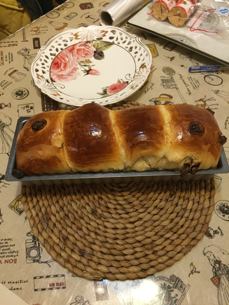 三种口味混合面包（原味，巧克力，葡萄干）的做法图解16