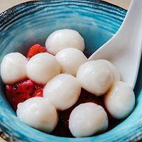 #我们约饭吧#火龙果牛奶小汤圆的做法图解3