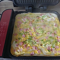 火腿鸡蛋卷饼#西王领先好滋味#的做法图解8