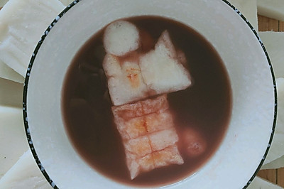 面包机做年糕-年糕红豆汤