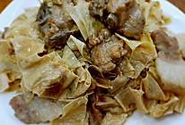 排骨猪肉焖腐竹的做法
