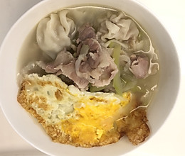 快手早餐-葫芦瓜饺子汤的做法