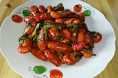 葱香小龙虾
