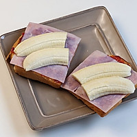10分钟快手早餐#香蕉芝士三明治的做法图解8