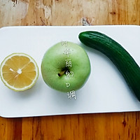 排毒蔬果汁#豆果魔兽季邪能饮料#的做法图解1