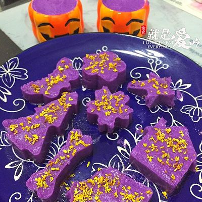 奶香紫山药糕