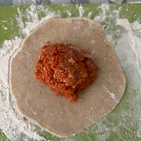粗糙的胡萝卜鲜肉月饼的做法图解4
