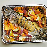 #宅家厨艺 全面来电#地中海烤鱼的做法图解11