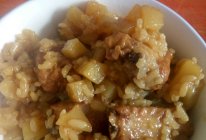 排骨土豆焖饭的做法