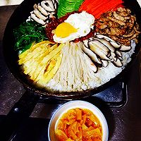 韩式石锅拌饭的做法图解3