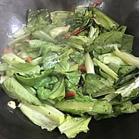 家常菜 豆豉鲮鱼油麦菜#金龙鱼外婆乡小榨菜籽油 我要上春碗#的做法图解7