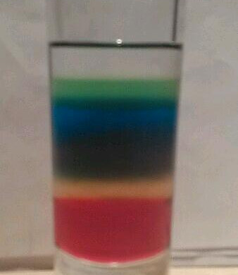 彩虹鸡尾酒