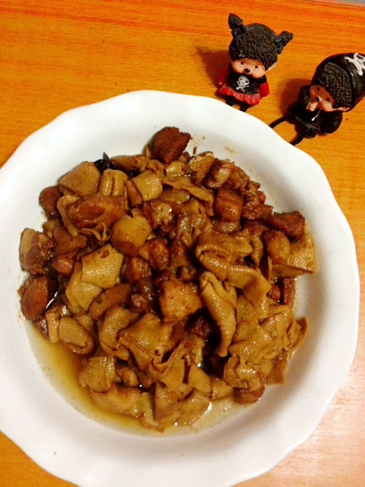 红烧肉炖豆腐扣的做法