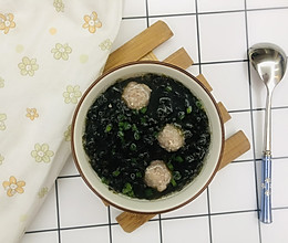 紫菜肉丸汤的做法