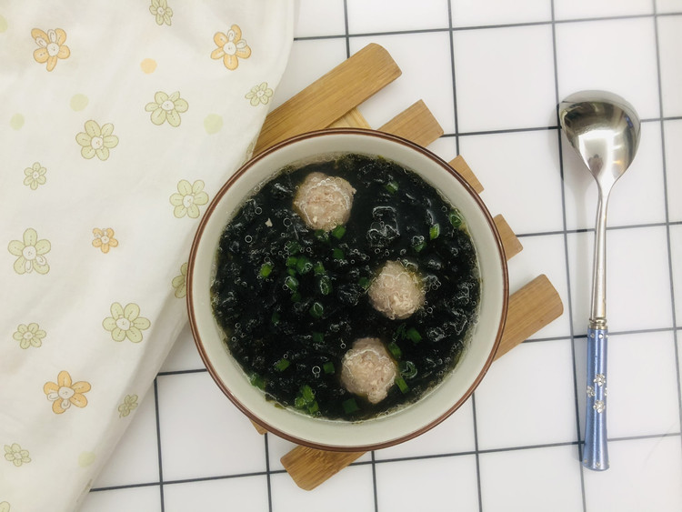 紫菜肉丸汤的做法