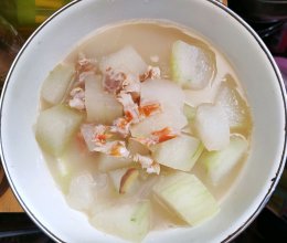 #刘畊宏女孩减脂饮食#冬瓜烤虾汤的做法