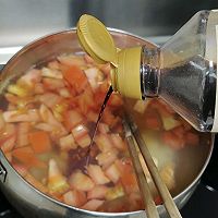 暖暖的西红市土豆鸡蛋疙瘩汤的做法图解8