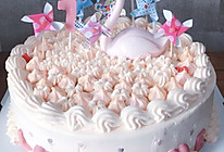 粉嫩公主系蛋糕的做法