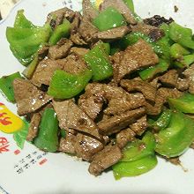 猪肝炒青椒