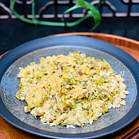 铁皮石斛花炒鸡蛋 素食的做法图解8