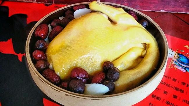 大吉大利，春节吃鸡【滋补水蒸鸡】的做法