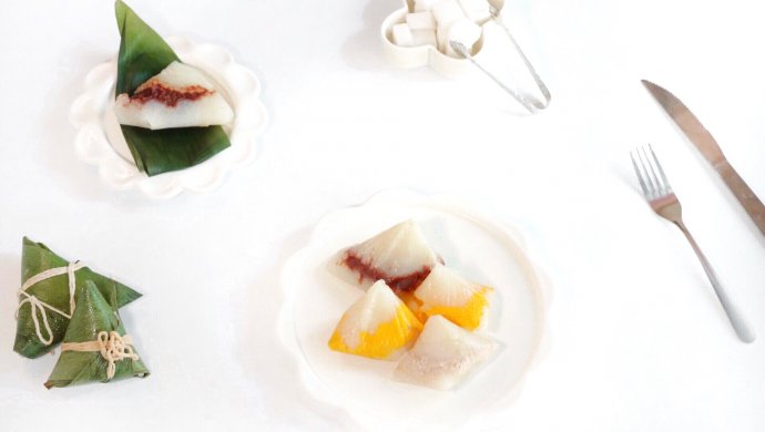 夏日冰粽-水晶甜粽