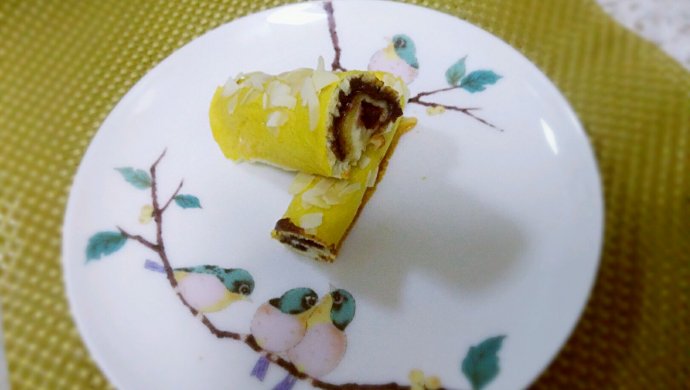 豆沙吐司卷