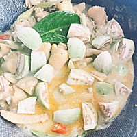 泰国绿咖喱鸡的做法图解4
