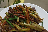 豆豉牛肉炒芹菜的做法
