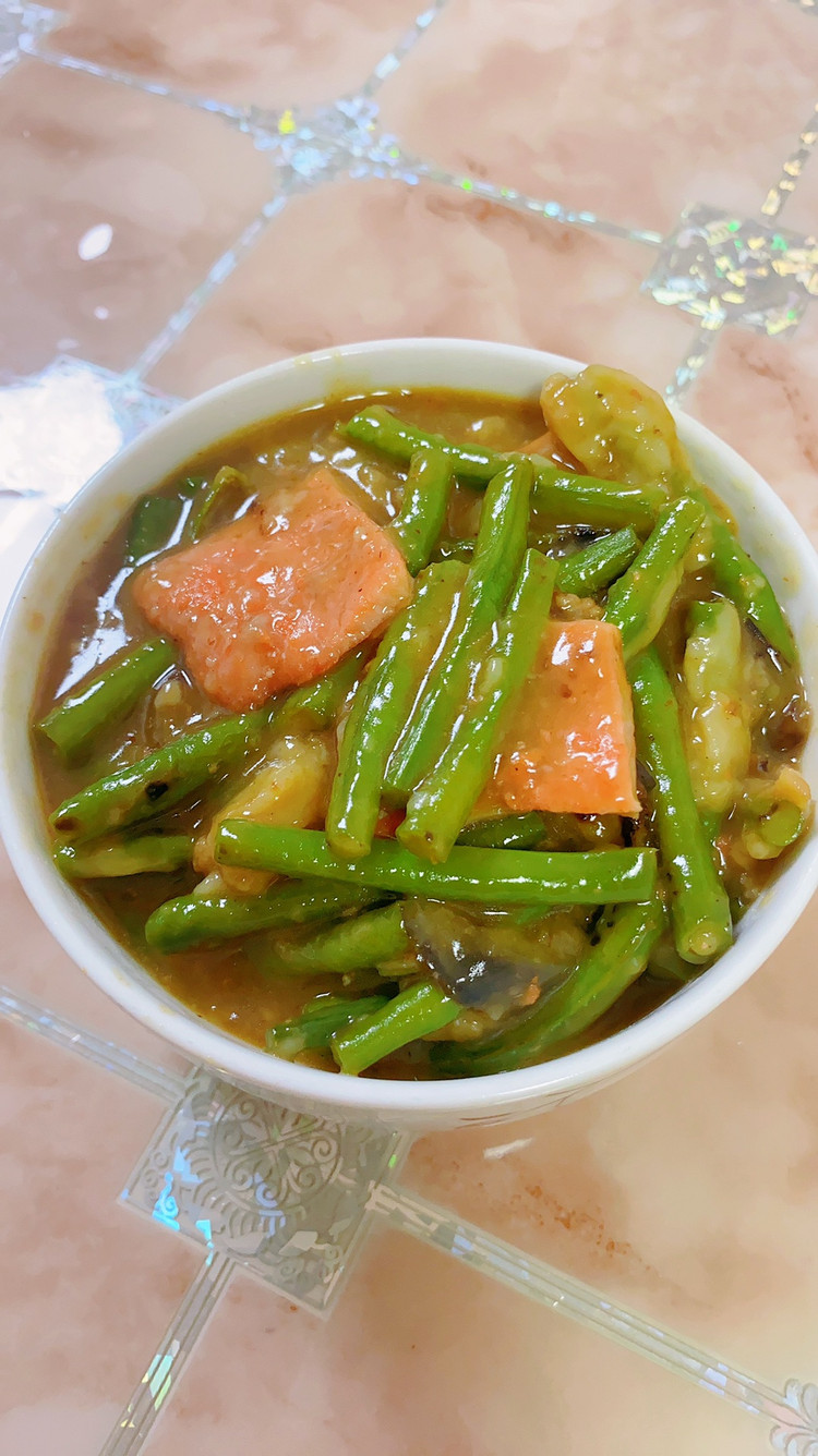 茄子炖豆角（俗称：ao茄子，北方人的最爱）的做法