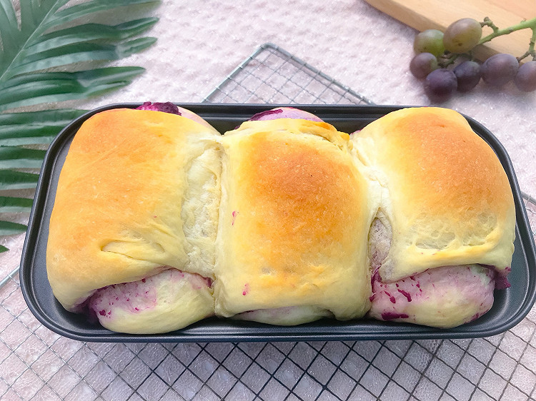 拉丝紫薯吐司的做法