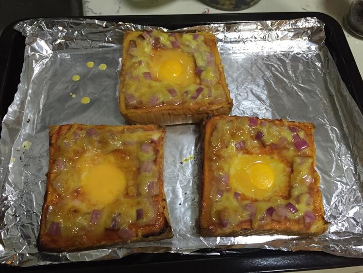 简易披萨美味早餐的做法