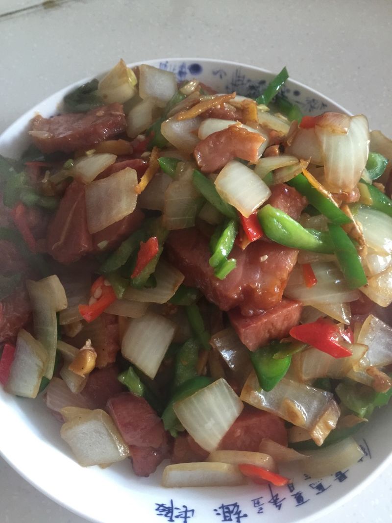 烤鸭胸肉爆洋葱