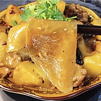 #我要上首焦#鸡腿土豆炖粉皮的做法图解15