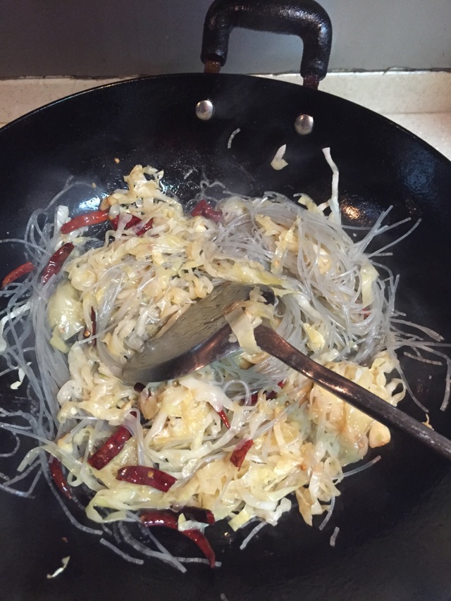 泡菜苕粉肉丝的做法图解10