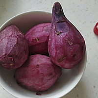 紫薯荷花酥的做法图解1