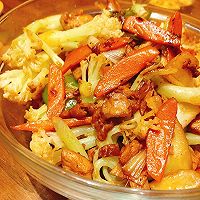 鸡腿炒花菜—最爱家常味的做法图解4