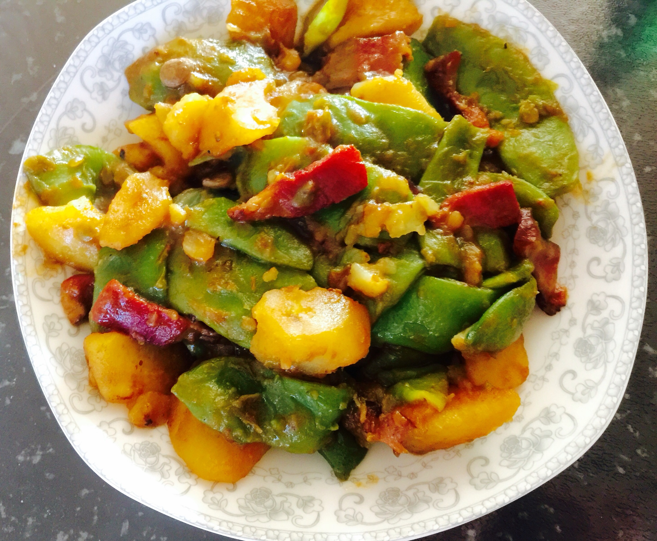 Stewed bean curd