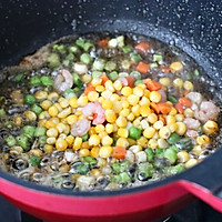 #安佳佳倍容易圣诞季#黄油腰果花环炒饭的做法图解9