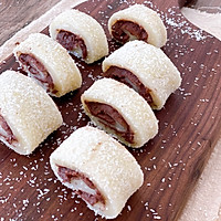椰蓉豆沙糯米糍的做法图解2