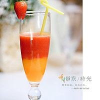草莓橙汁的做法图解4