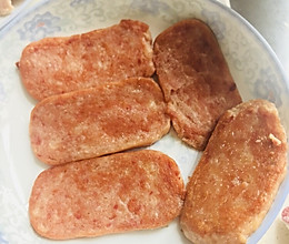 香煎午餐肉#搭粥利器#的做法