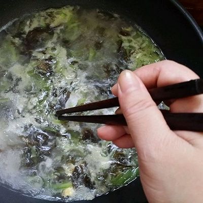 丝瓜紫菜蛋汤