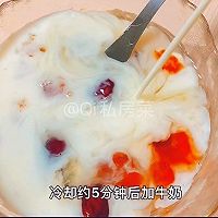 #精致一人食#15分钟做桃胶牛奶的做法图解4