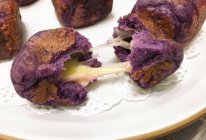 拉丝紫薯芝士小方的做法