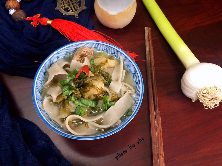 青涩荞麦面的做法