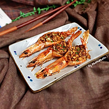 黄油蒜茸焗大虾#最爱盒马小龙虾#