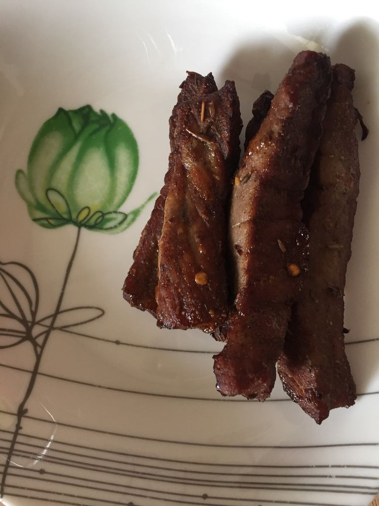 烤箱香辣牛肉干的做法